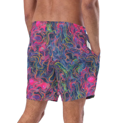 Celestial Koi on a Swim Trunks