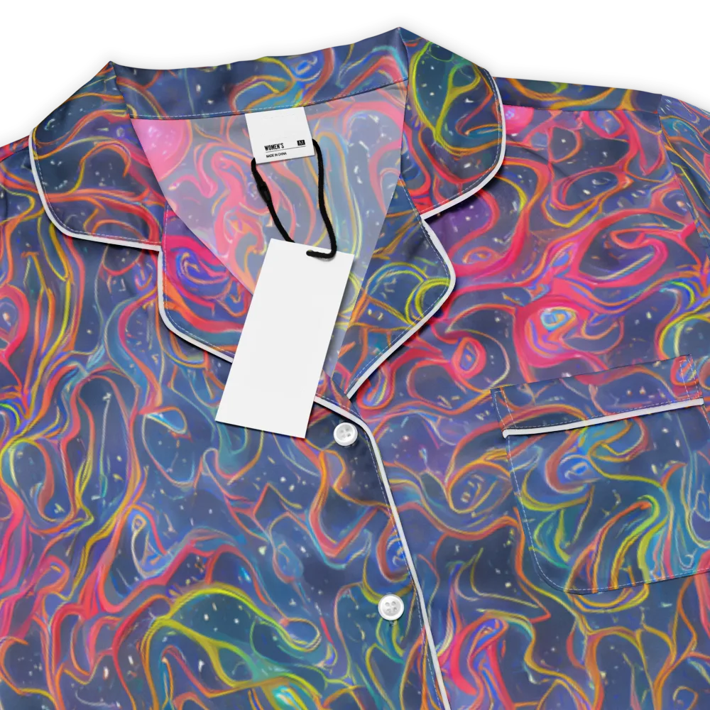 Celestial Koi on Women's Short Sleeve Pajama Top — Product details