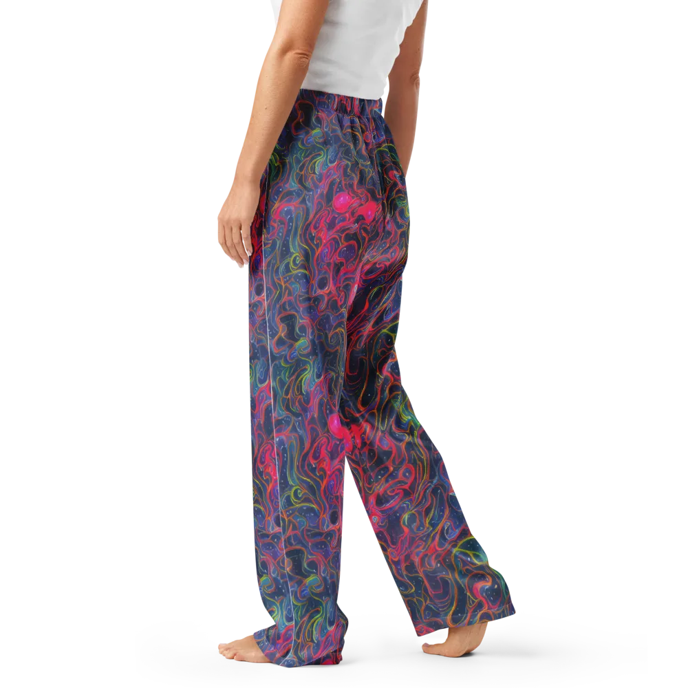 Celestial Koi on Women's Pajama Pants — Left