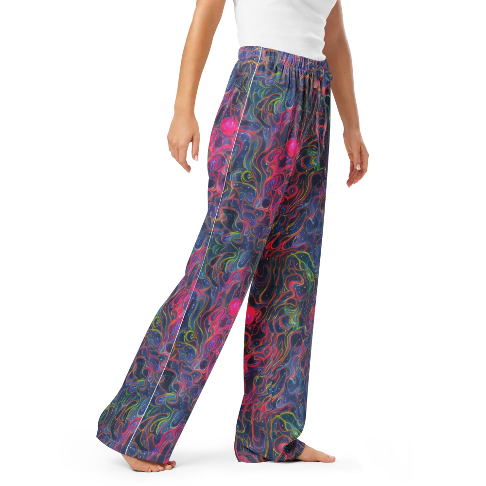 Celestial Koi on Women's Pajama Pants — Right Front