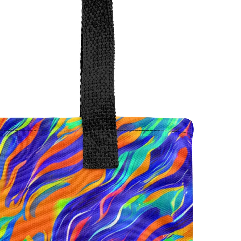 Blue Flame Motion on Tote Bag — Product details