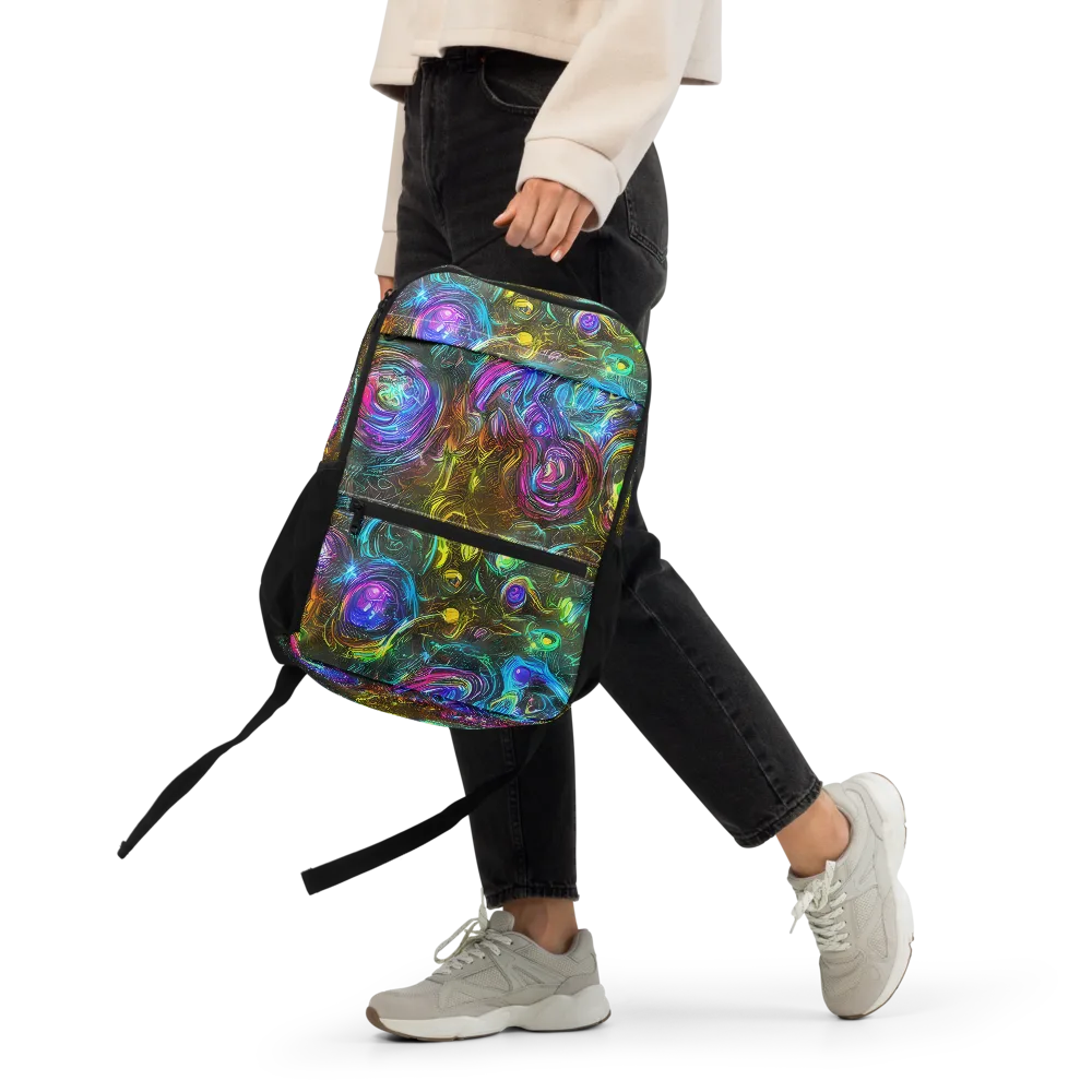 Chromatic Wildflower on Utility Backpack — Front