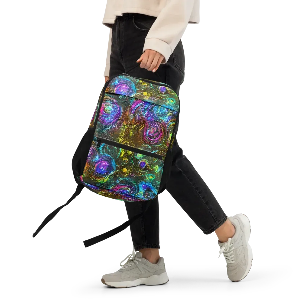 Chromatic Wildflower on Utility Backpack — Front