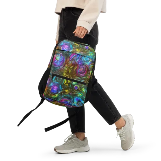 Chromatic Wildflower on a Utility Backpack