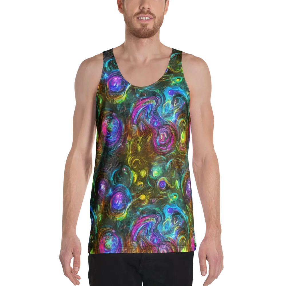 Chromatic Wildflower on Men's Tank Top — Front