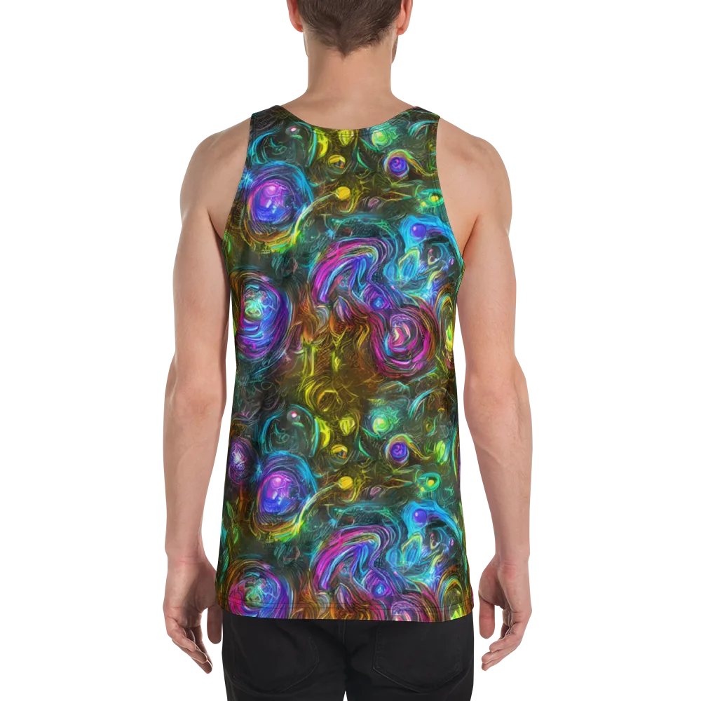 Chromatic Wildflower on Men's Tank Top — Back