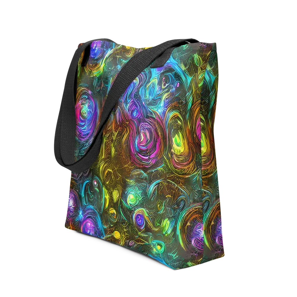 Chromatic Wildflower on Tote Bag — Front