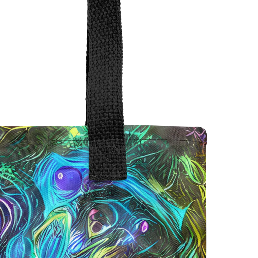 Chromatic Wildflower on Tote Bag — Product details