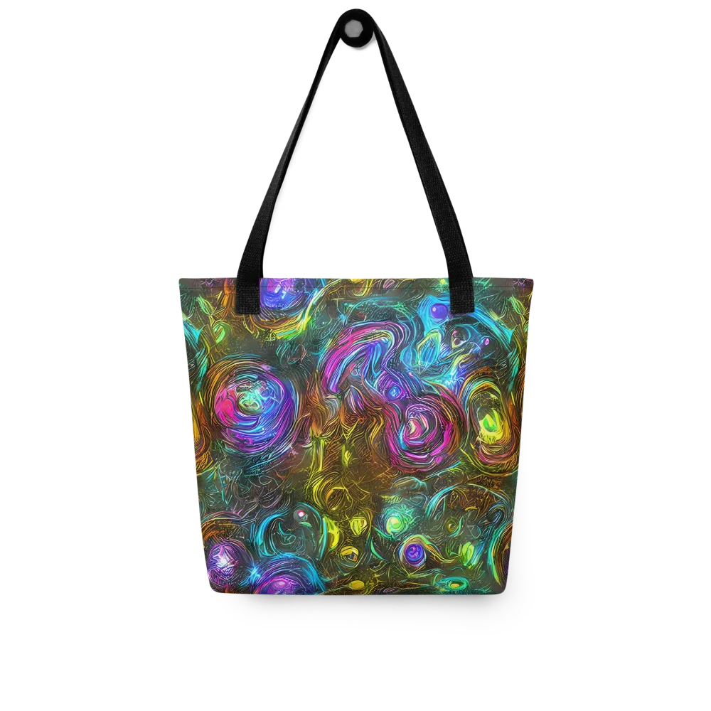 Chromatic Wildflower on Tote Bag — Front