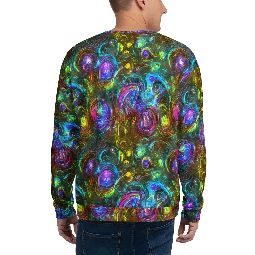 Chromatic Wildflower on Sweatshirt — Back
