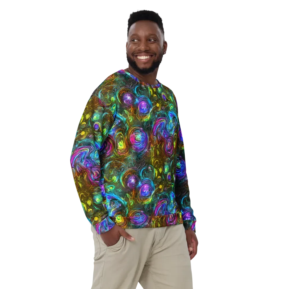 Chromatic Wildflower on Sweatshirt — Front