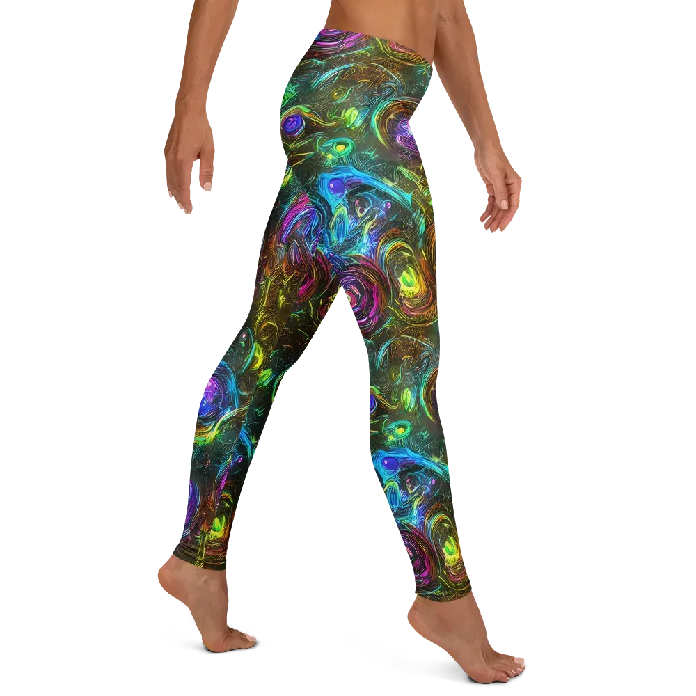 Chromatic Wildflower on Leggings — Right