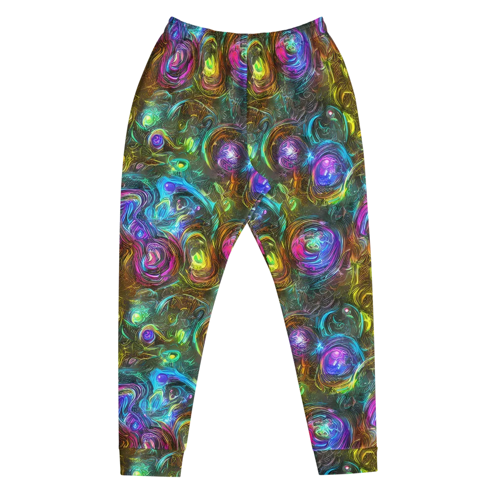 Chromatic Wildflower on Men's Joggers — Front
