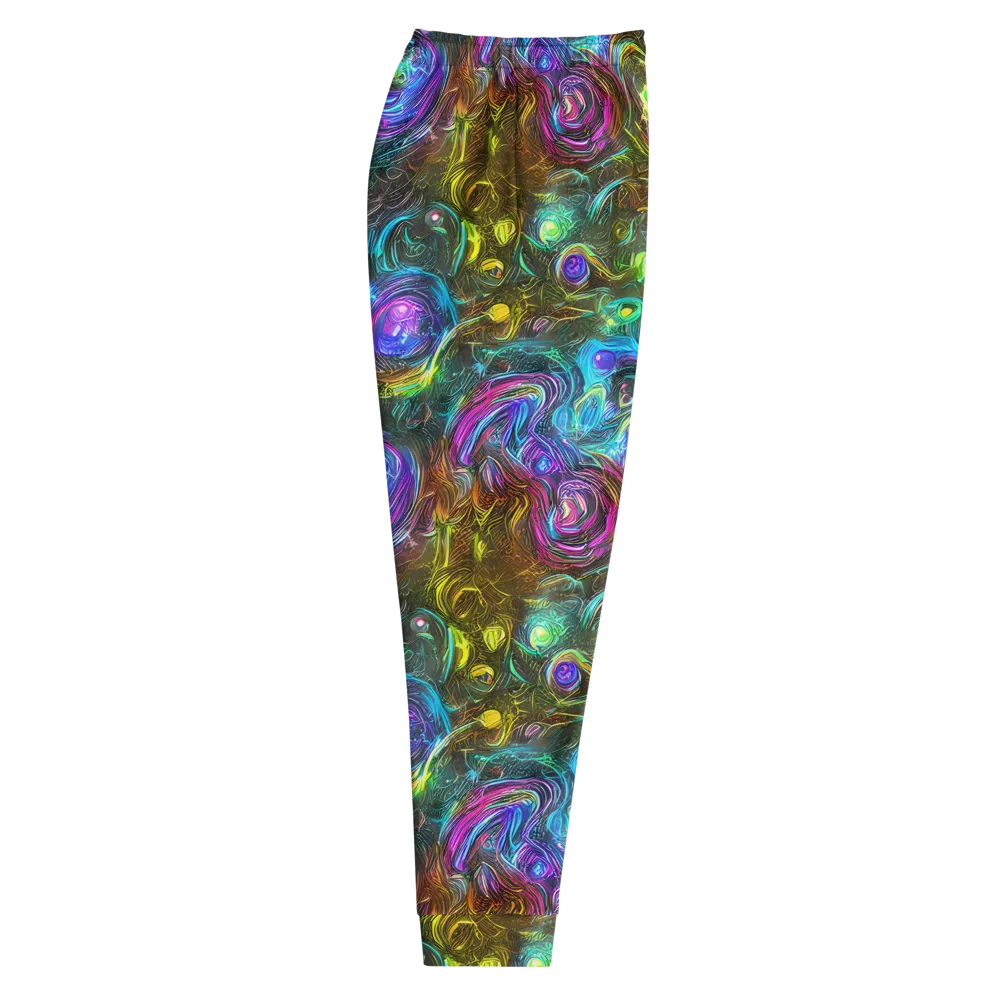 Chromatic Wildflower on Men's Joggers — Right