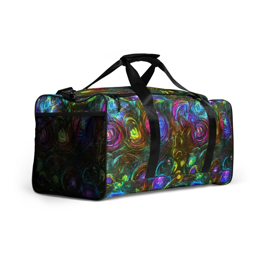 Chromatic Wildflower on Duffle Bag — Right Front
