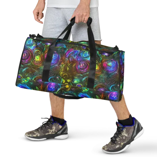 Chromatic Wildflower on a Duffle Bag