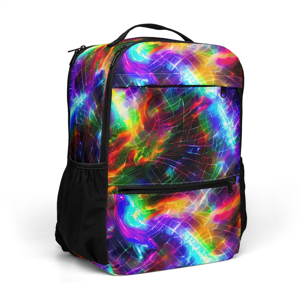 Shattered Spectrum on Utility Backpack — Right Front