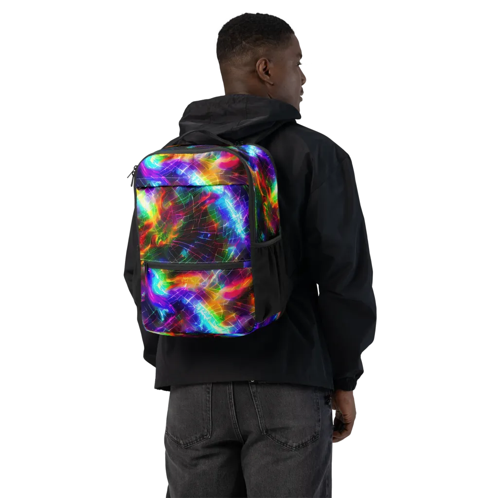 Shattered Spectrum on Utility Backpack — Back