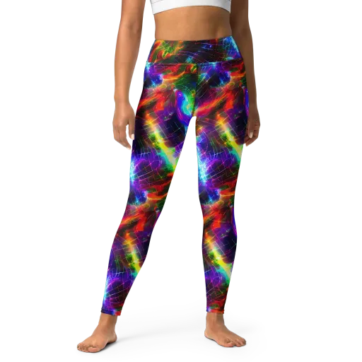 Shattered Spectrum on a Yoga Leggings