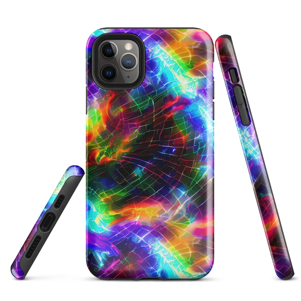 Shattered Spectrum on Tough Case for iPhone® — Front