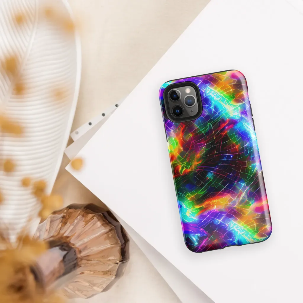 Shattered Spectrum on Tough Case for iPhone® — Front