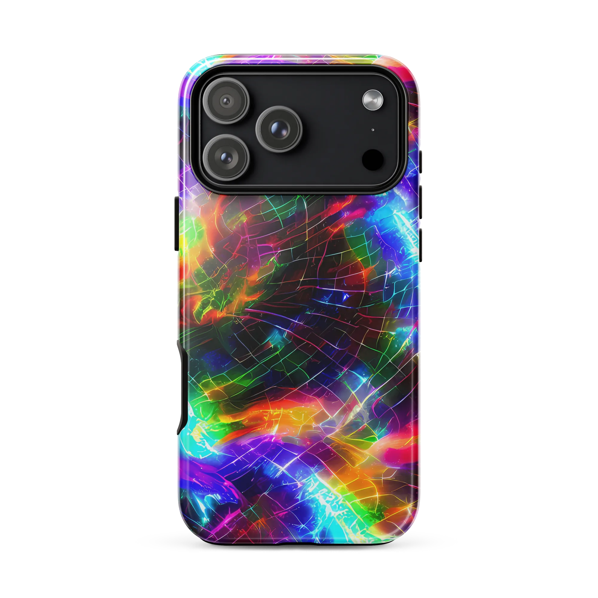 Shattered Spectrum on Tough Case for iPhone® — Front