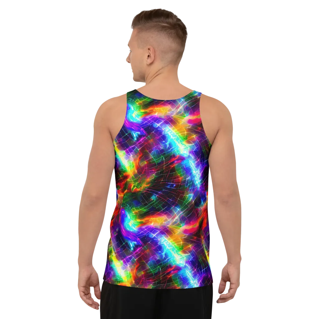 Shattered Spectrum on Men's Tank Top — Back