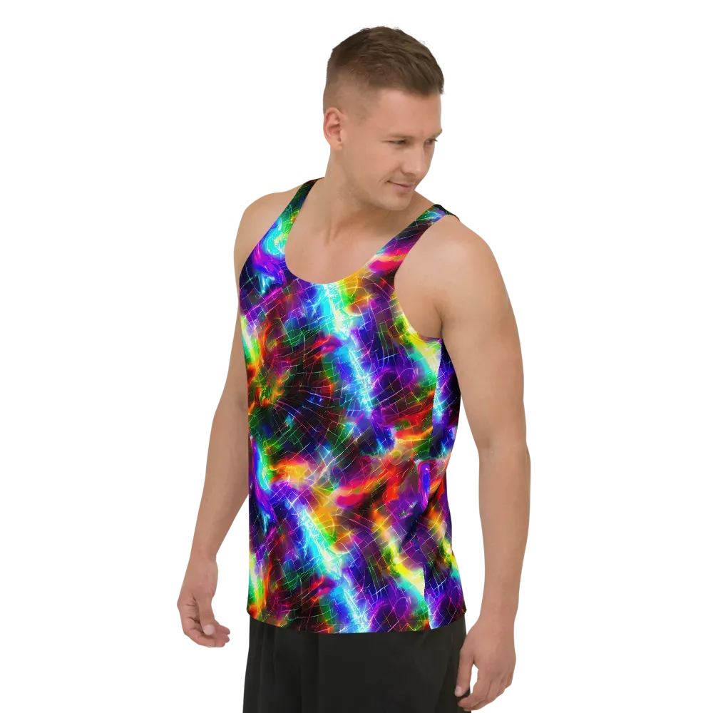 Shattered Spectrum on Men's Tank Top — Left Front