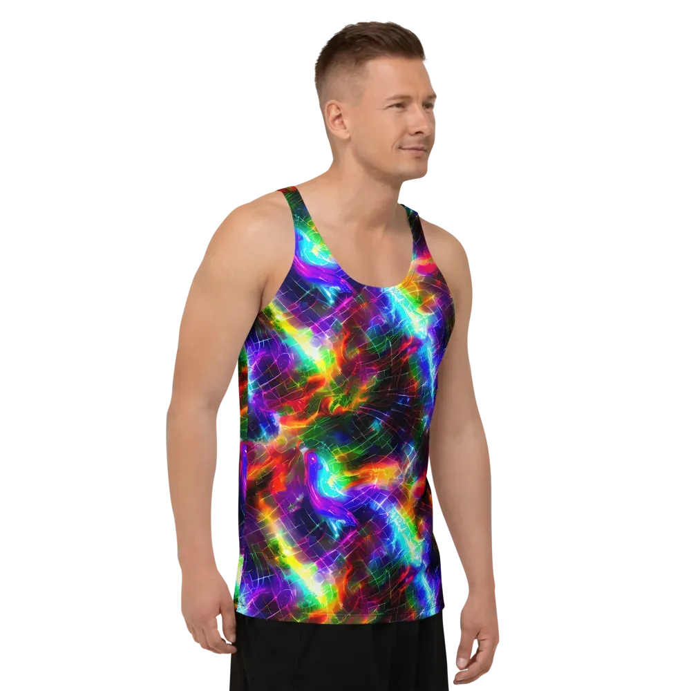 Shattered Spectrum on Men's Tank Top — Right Front