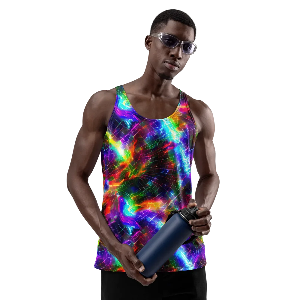 Shattered Spectrum on Men's Tank Top — Front
