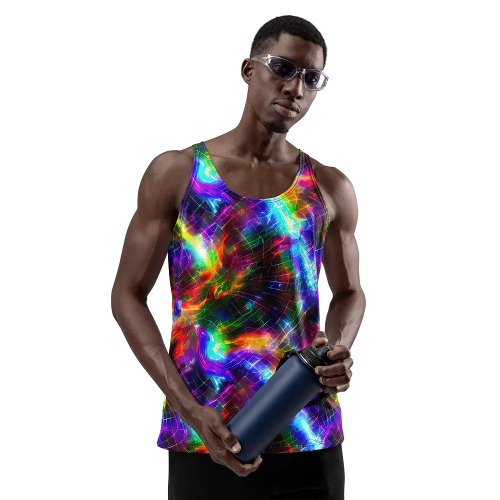 Shattered Spectrum on Men's Tank Top — Front