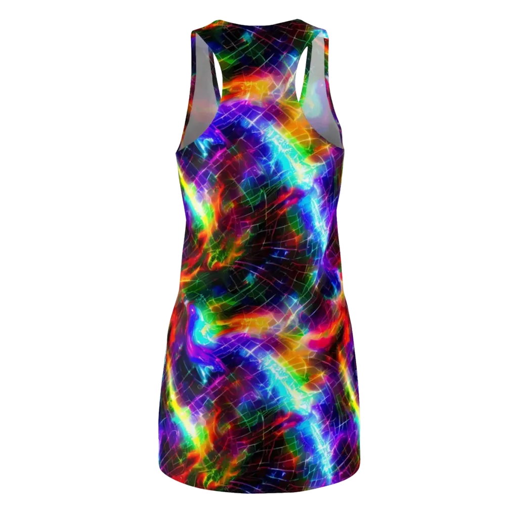 Shattered Spectrum on Racerback Dress — Back