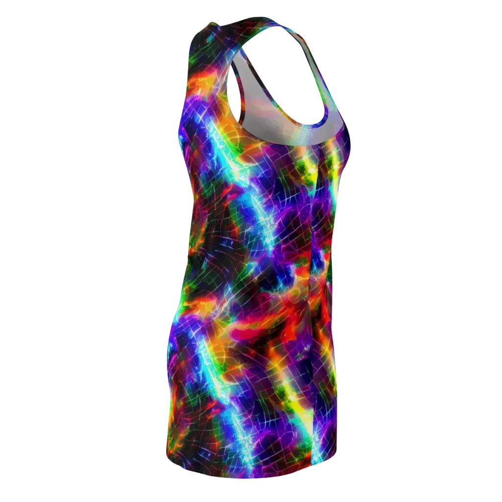 Shattered Spectrum on Racerback Dress — Back Side