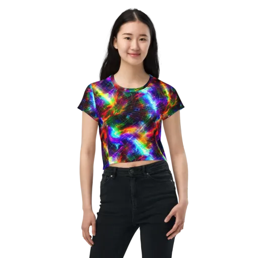 Shattered Spectrum on a Crop Tee