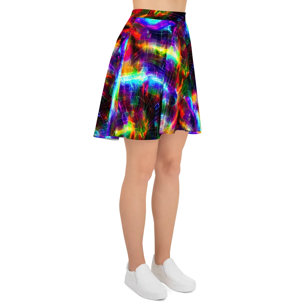Shattered Spectrum on Skater Skirt — Right