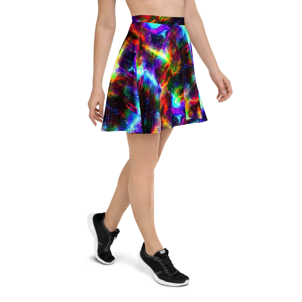 Shattered Spectrum on Skater Skirt — Right