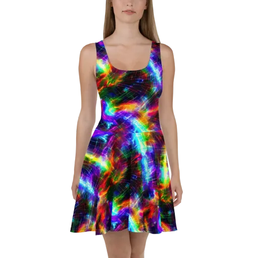 Shattered Spectrum on a Skater Dress