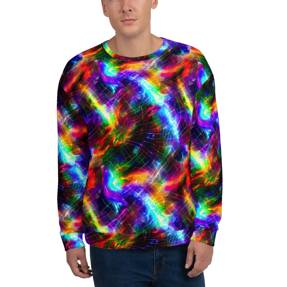 Shattered Spectrum on Sweatshirt — Front