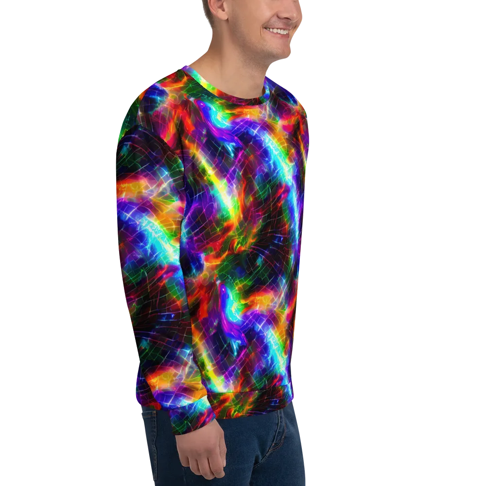 Shattered Spectrum on Sweatshirt — Right Front