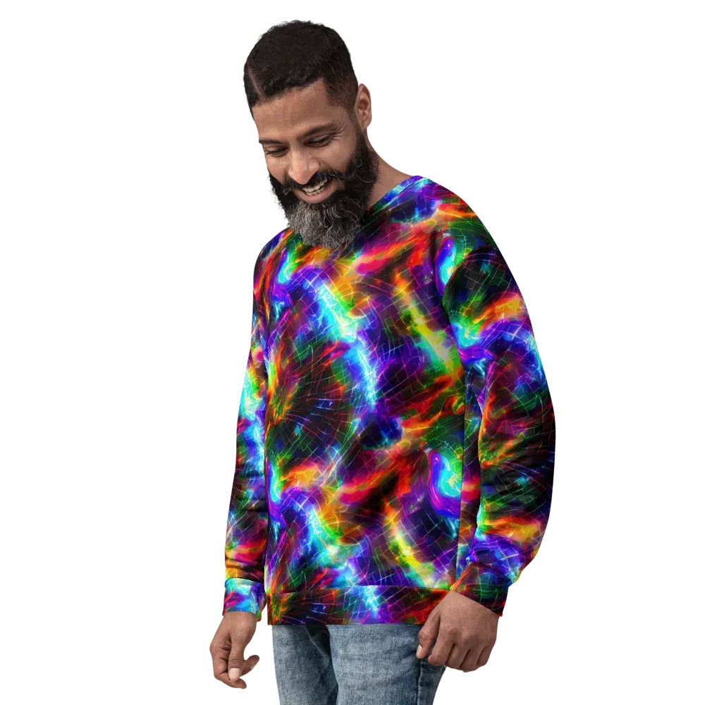 Shattered Spectrum on Sweatshirt — Left Front