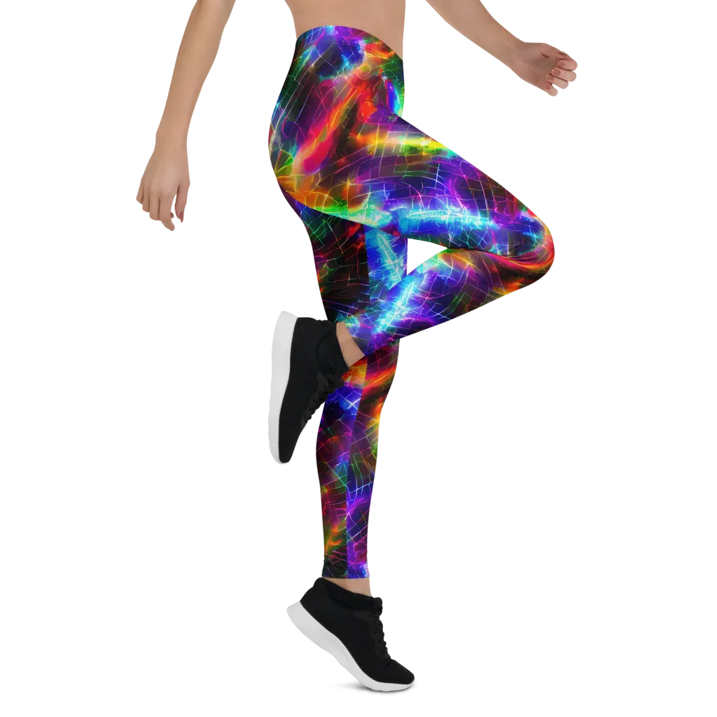 Shattered Spectrum on Leggings — Right