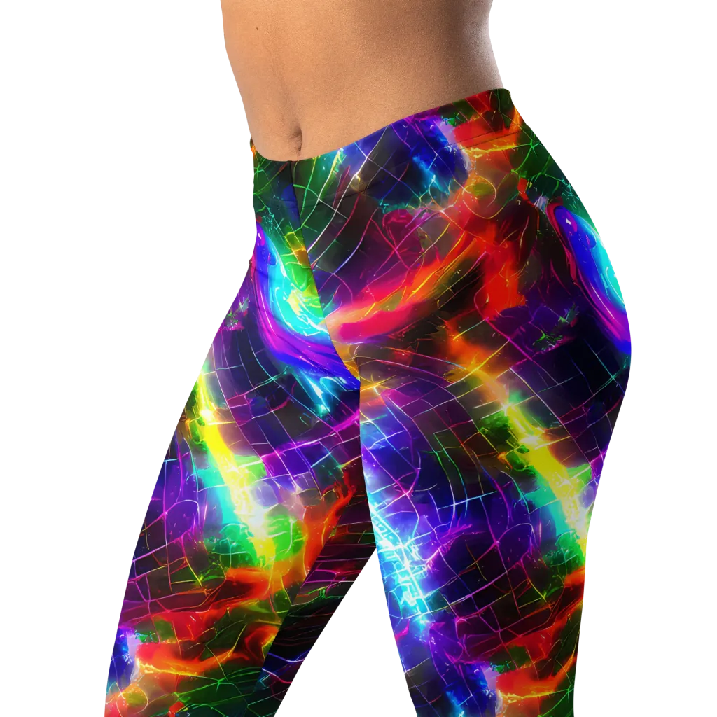 Shattered Spectrum on Leggings — Left Front