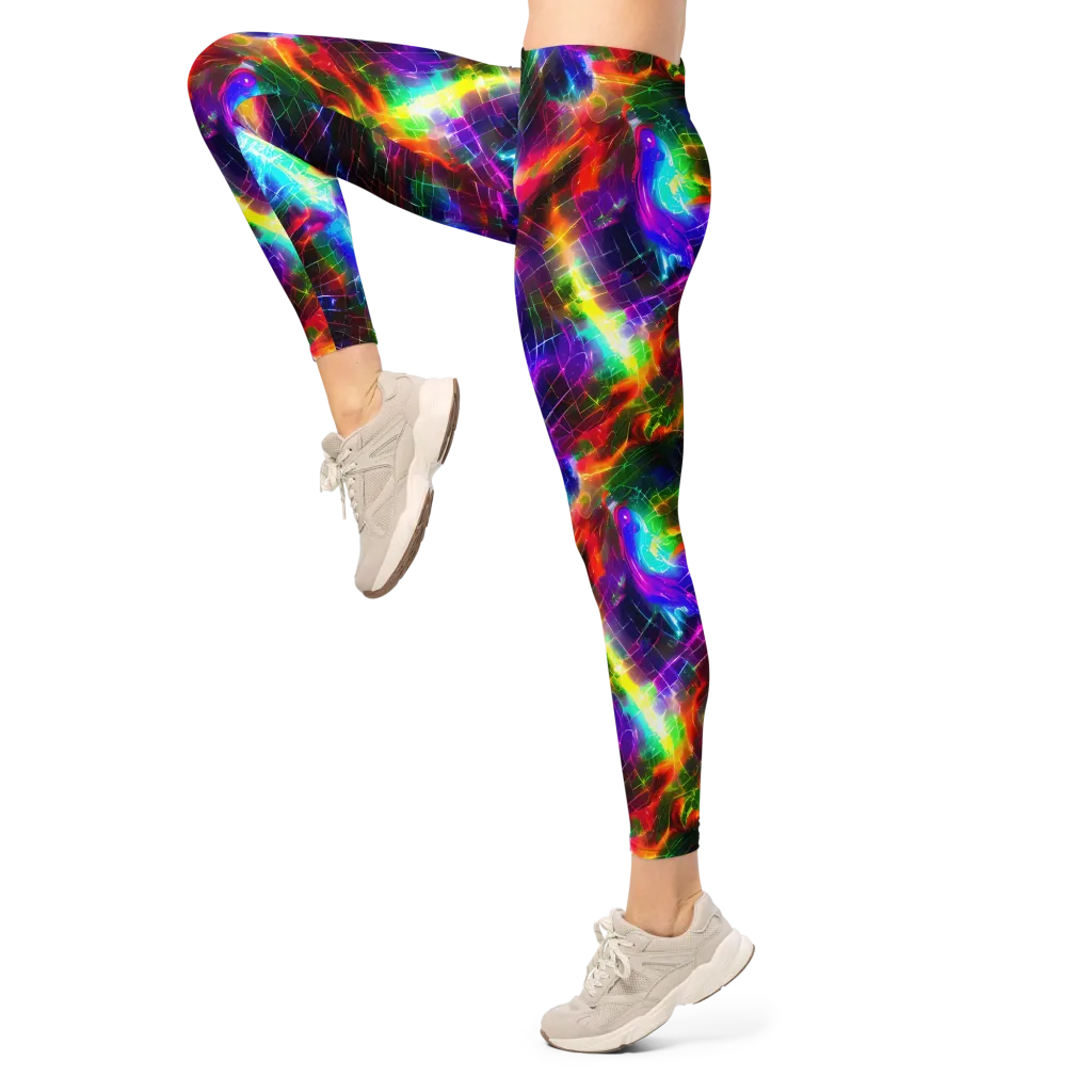 Shattered Spectrum on Leggings — Left