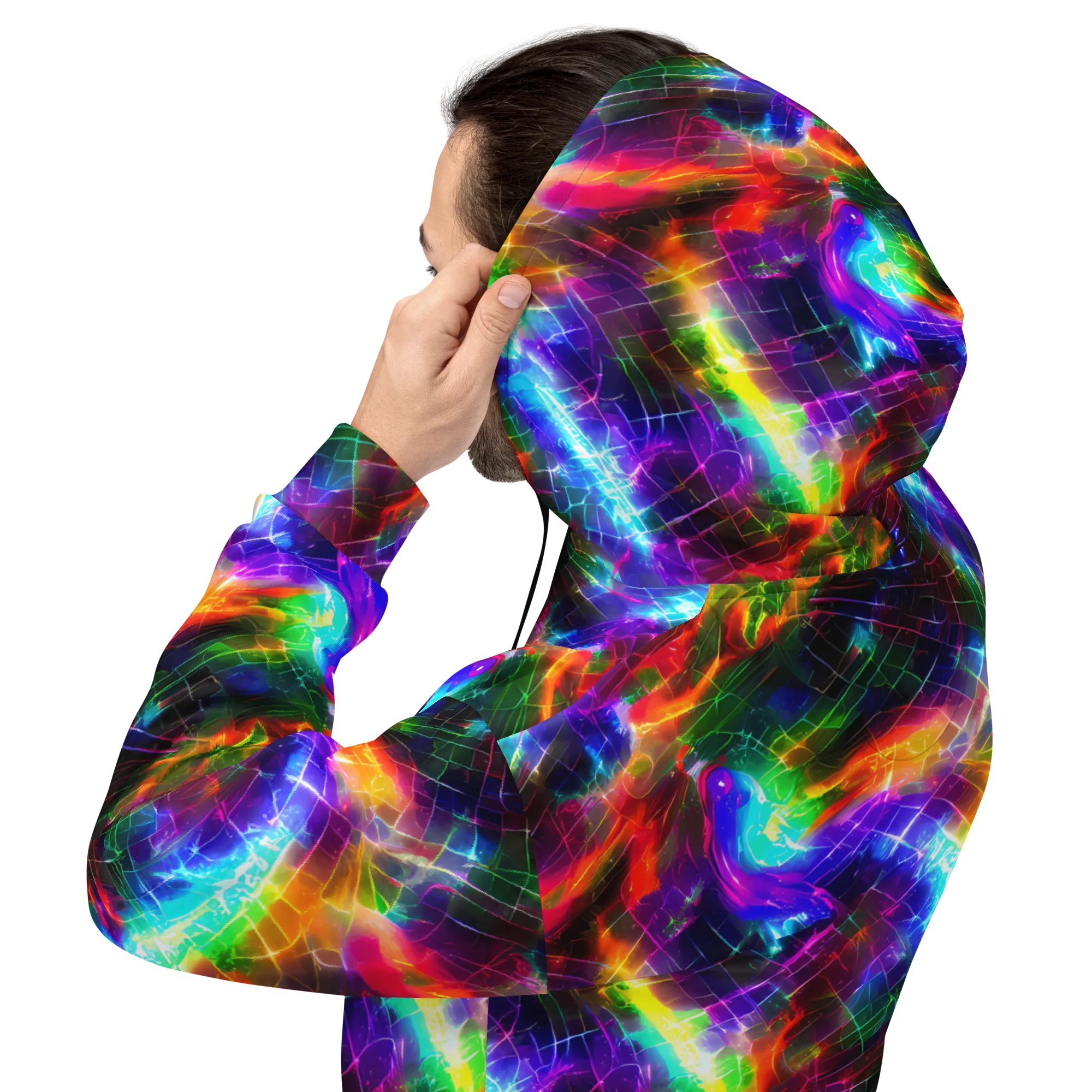 Shattered Spectrum on Hoodie — Back