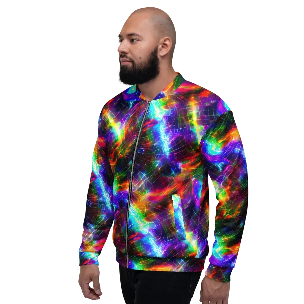 Shattered Spectrum on Bomber Jacket — Left