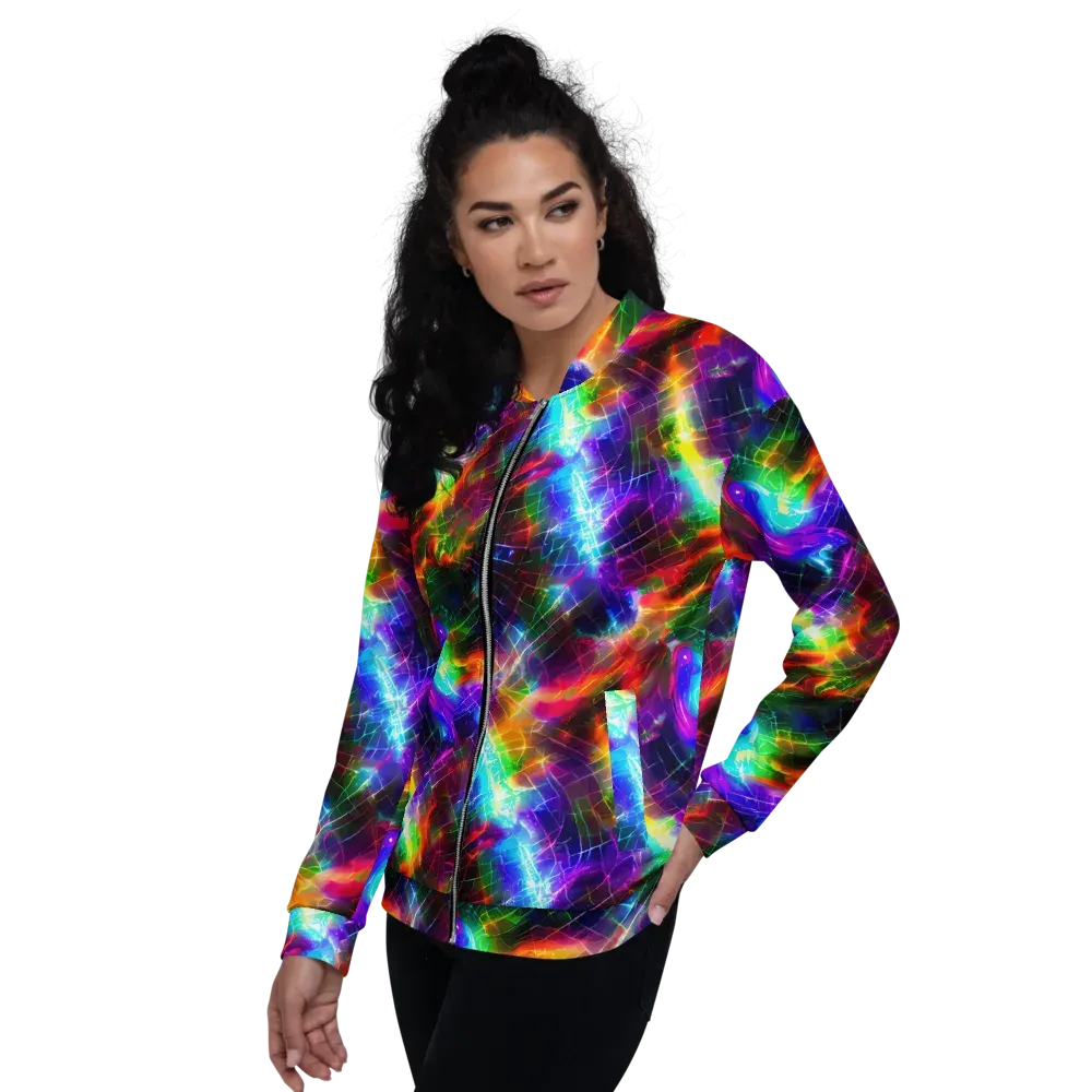 Shattered Spectrum on Bomber Jacket — Left