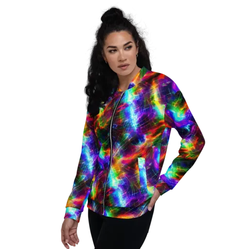 Shattered Spectrum on a Bomber Jacket