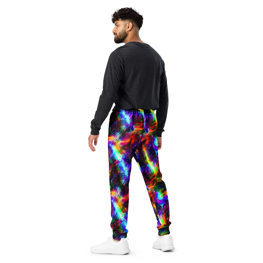 Shattered Spectrum on Men's Joggers — Back