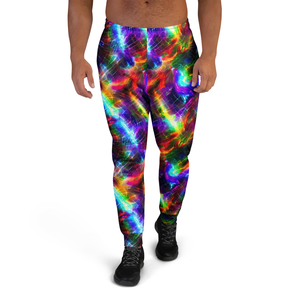 Shattered Spectrum on Men's Joggers — Front