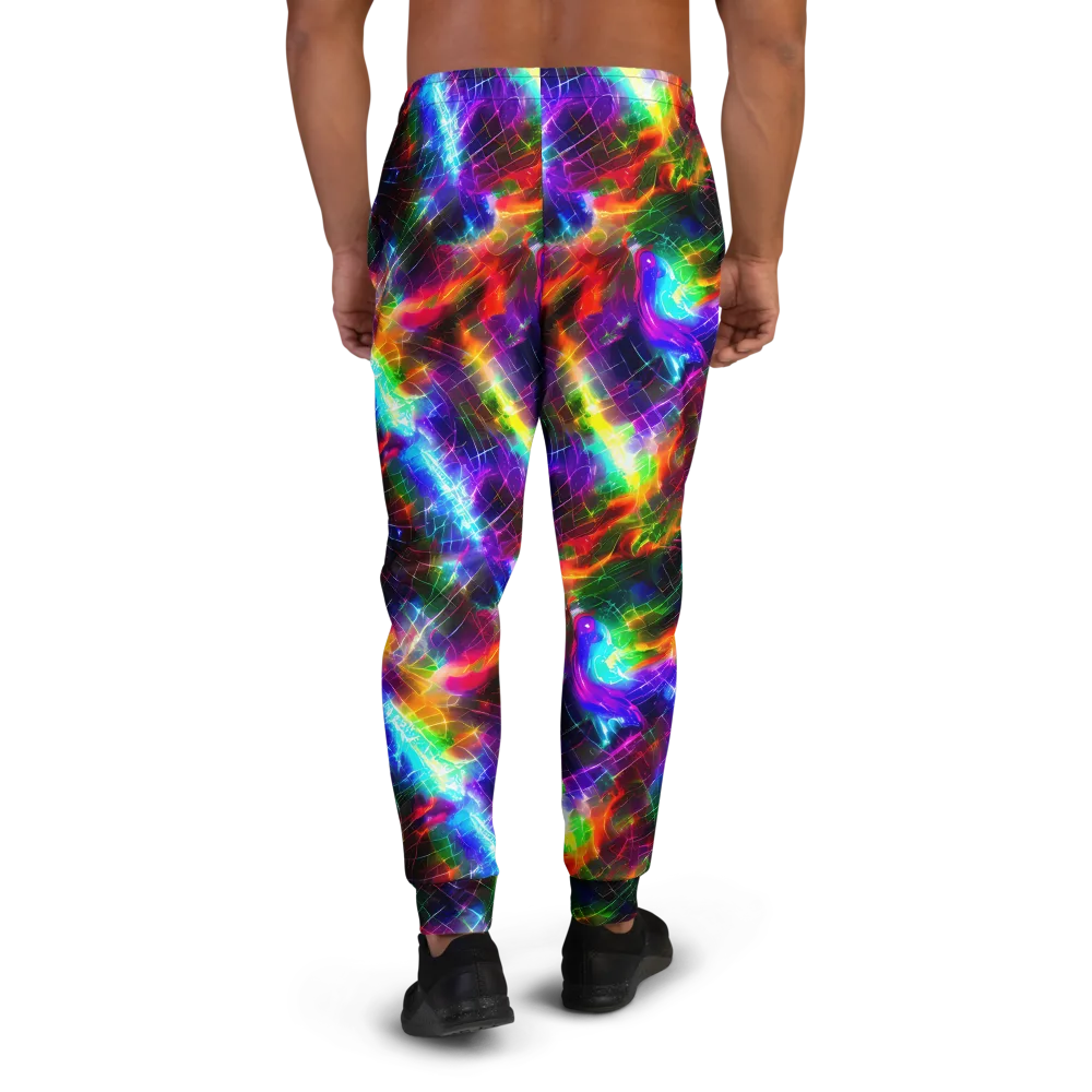 Shattered Spectrum on Men's Joggers — Back